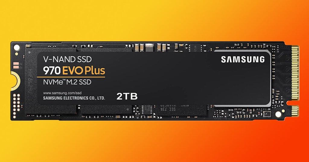 Samsung's RPS-recommended 970 Evo Plus 2TB SSD is down to $74