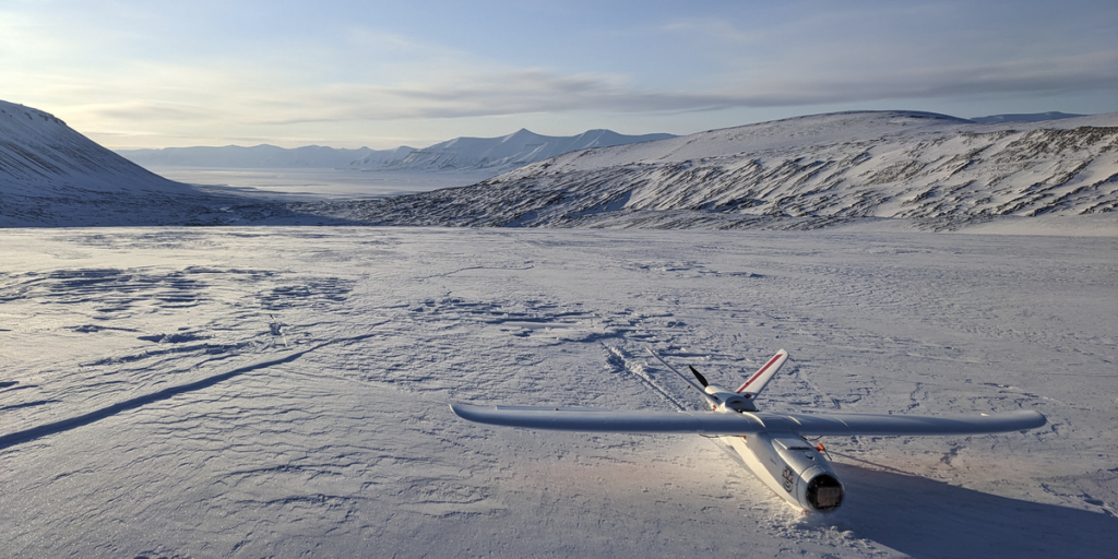 Studying Climate Change with an Ice Radar Drone