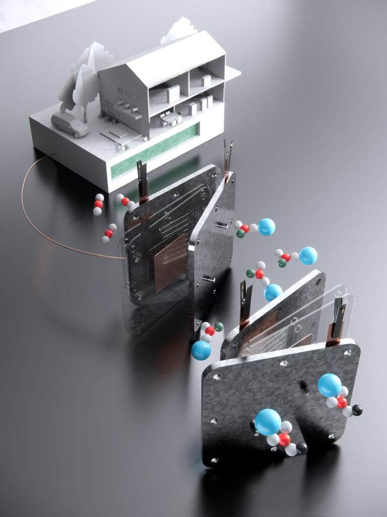 Engineers develop an efficient process to make fuel from carbon dioxide