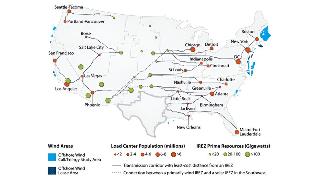 Can we connect renewable energy hubs with electricity consumption hubs?