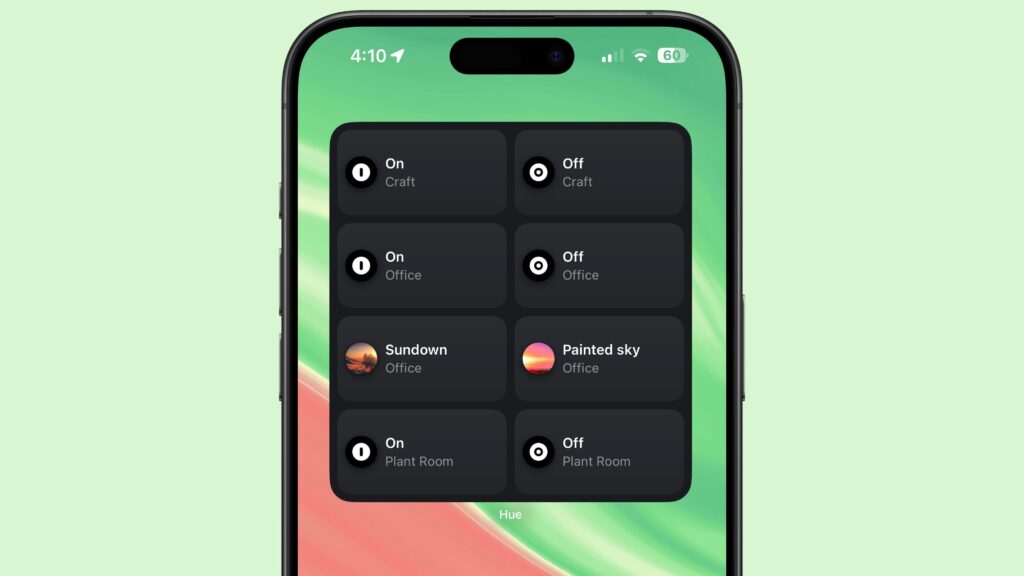 Philips Hue App Gains Support for Widgets