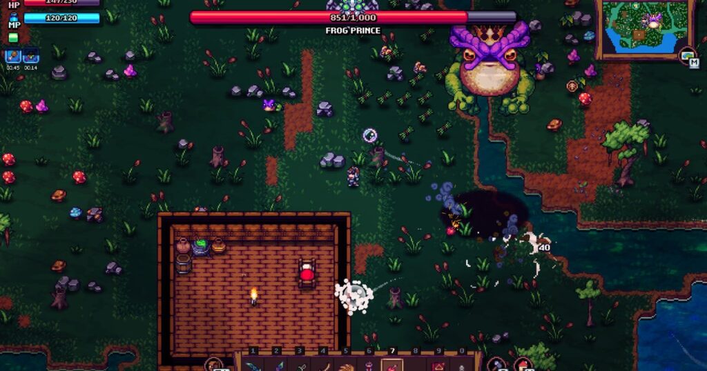 Tinkerlands: A Shipwrecked Adventure is a free demo of 2D crafting and spider fights