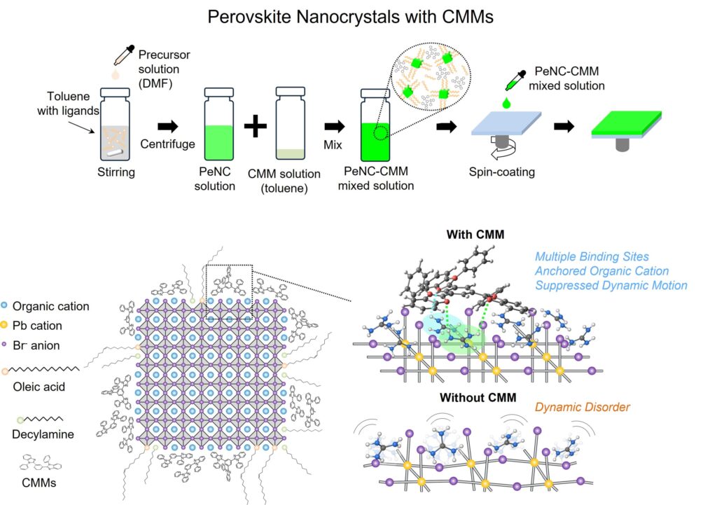 Researchers develop ultra-high efficiency perovskite LEDs by strengthening lattice