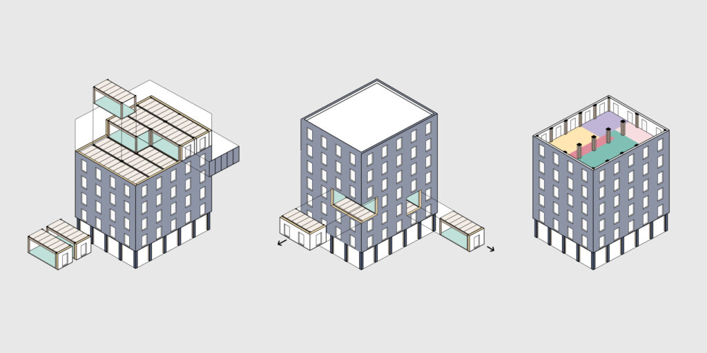 Architects develop modular timber high-rise building for resource-efficient construction