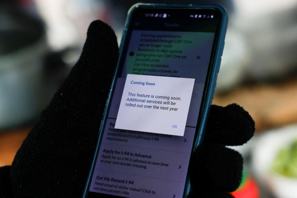 The Trump Administration is no longer letting asylum seekers make appointments with the CBP One app