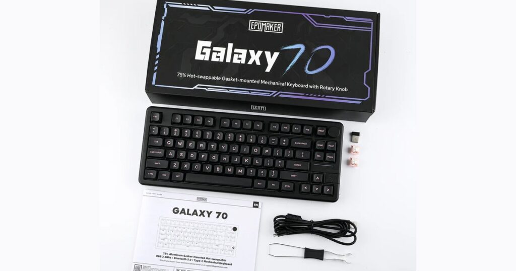 Epomaker Galaxy70 Keyboard Review - GameRevolution