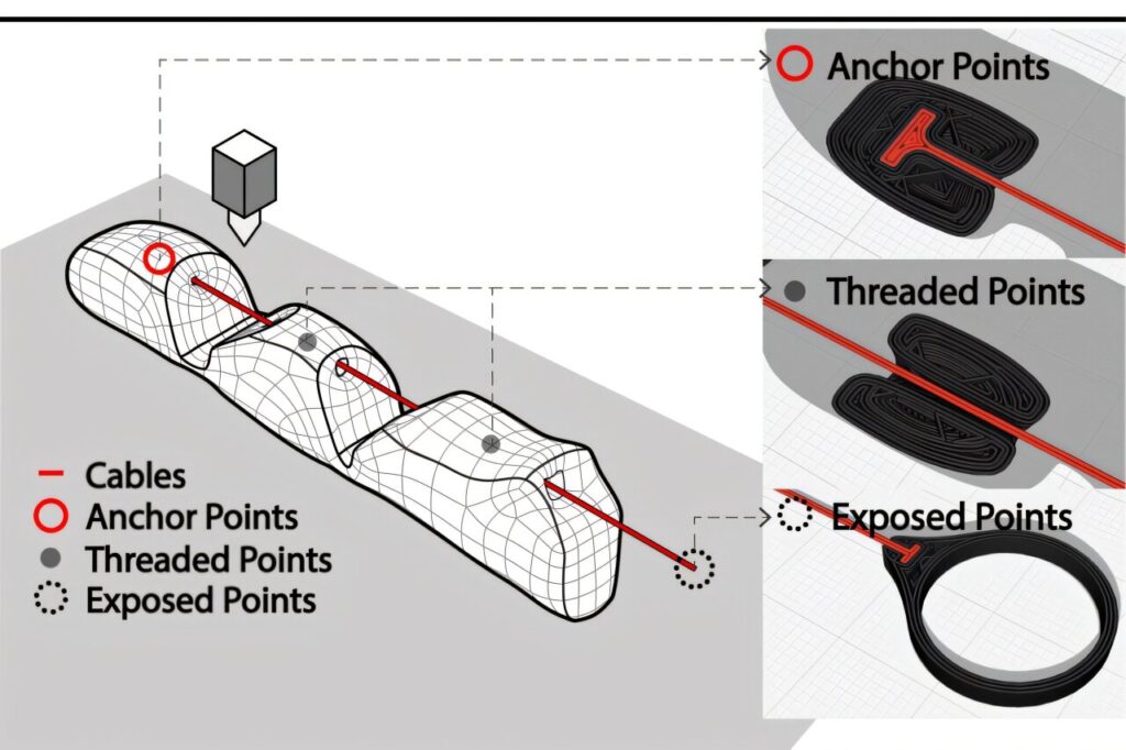 3D printing approach strings together dynamic objects to assemble bionic robots, sculptures and more