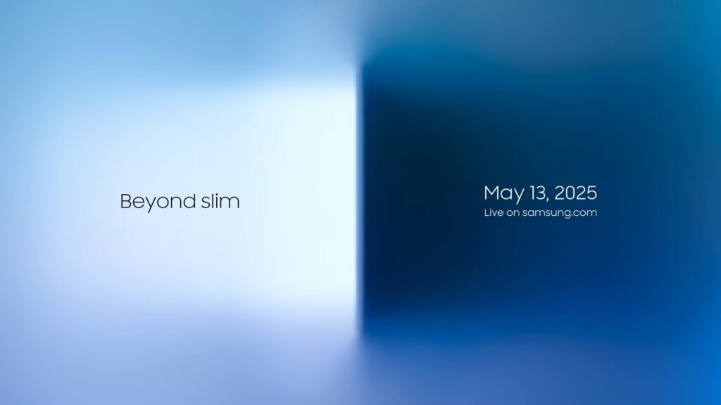Samsung will host a live event on May 12th
