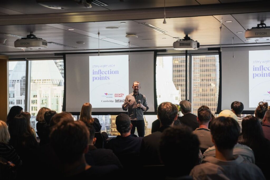 Student entrepreneurs and Canadian tech leaders talk inflection points at Cansbridge Story Night event