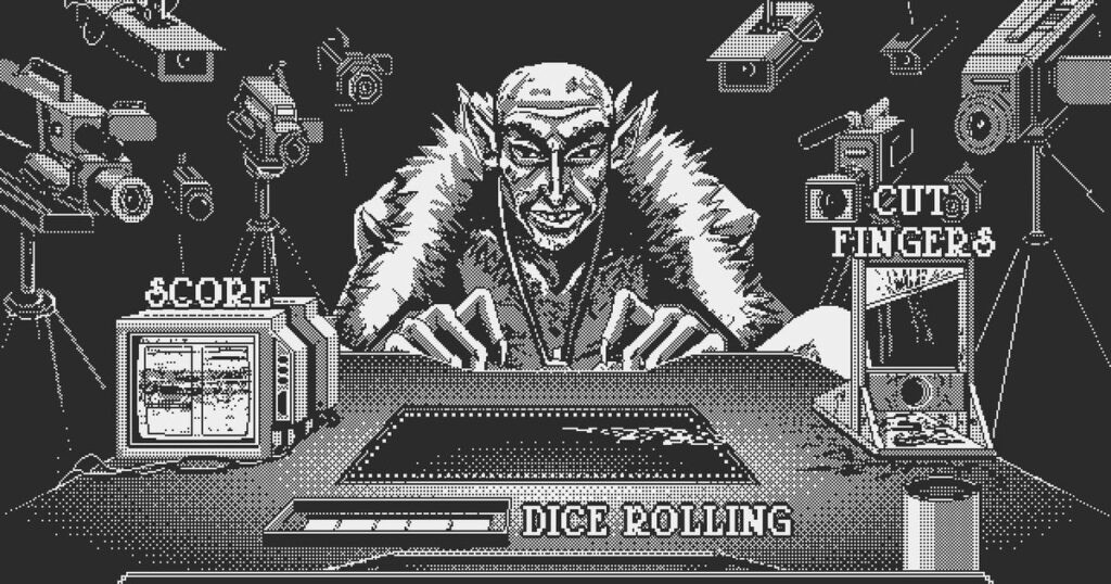 This brand new publisher is serving up fresh indie horror, including a sinister game of poker dice against demon billionaires