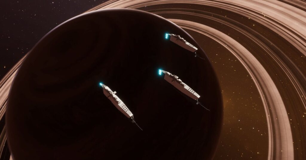 Your citizens don't stay put in Stellaris-style 4X strategy game Final Vanguard - start a war and "entire waves of refugees can emerge"