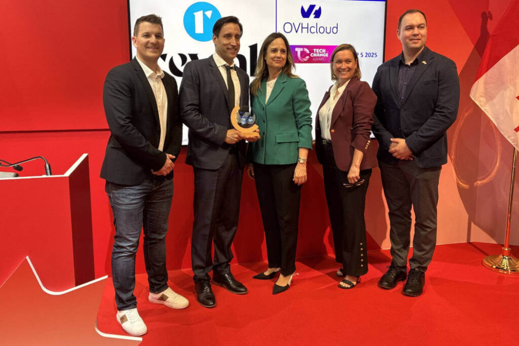 Canadian surgical AI startup wins VivaTech pitch contest The RevealLifeScience team.
