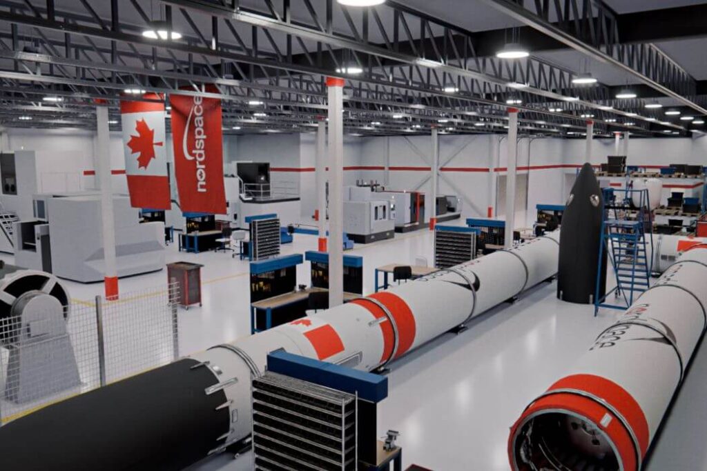 The inside of a Nordspace Factory