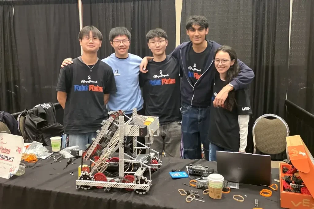 Team TripleT at the Calgary Stampede's Robot Rodeo.