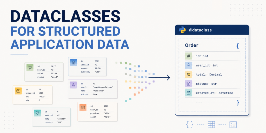 Dataclasses for Structured Application Data