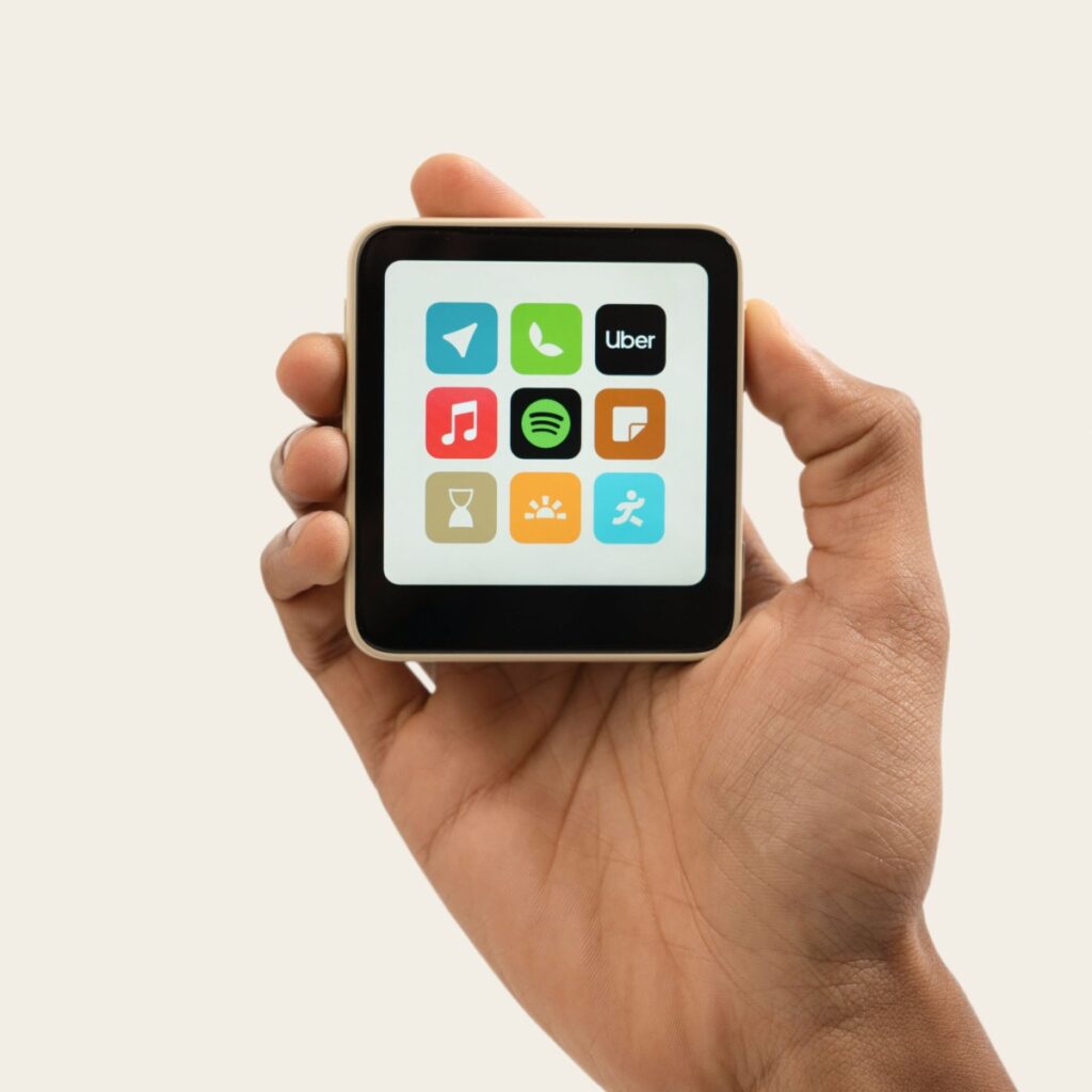 Meadow unit held in hand
