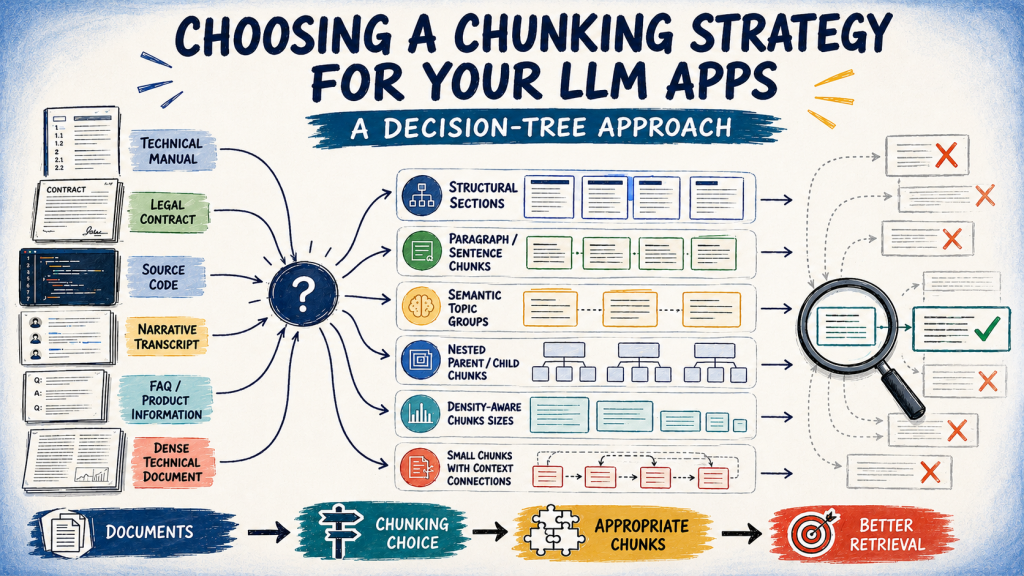 Choosing a Chunking Strategy for Your LLM Apps: A Decision-Tree Approach Choosing a Chunking Strategy for Your LLM Apps: A Decision-Tree Approach