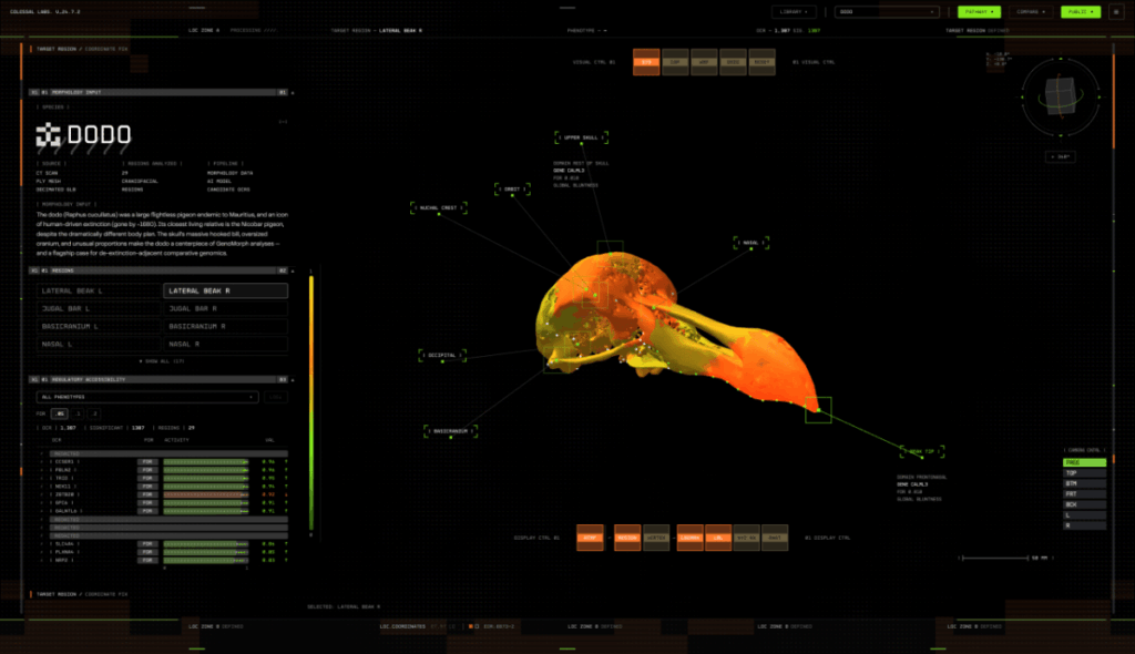 Colossal Biosciences announces new AI platform to help accelerate de-extinction efforts